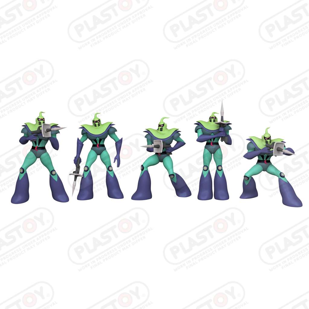 PLASTOY GRENDIZER VEGAN SOLDIERS FIGURE SET (5)