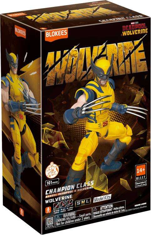 BLOKEES MARVEL INFINITY SAGA WOLVERINE CHAMPION CLASS MODEL KIT