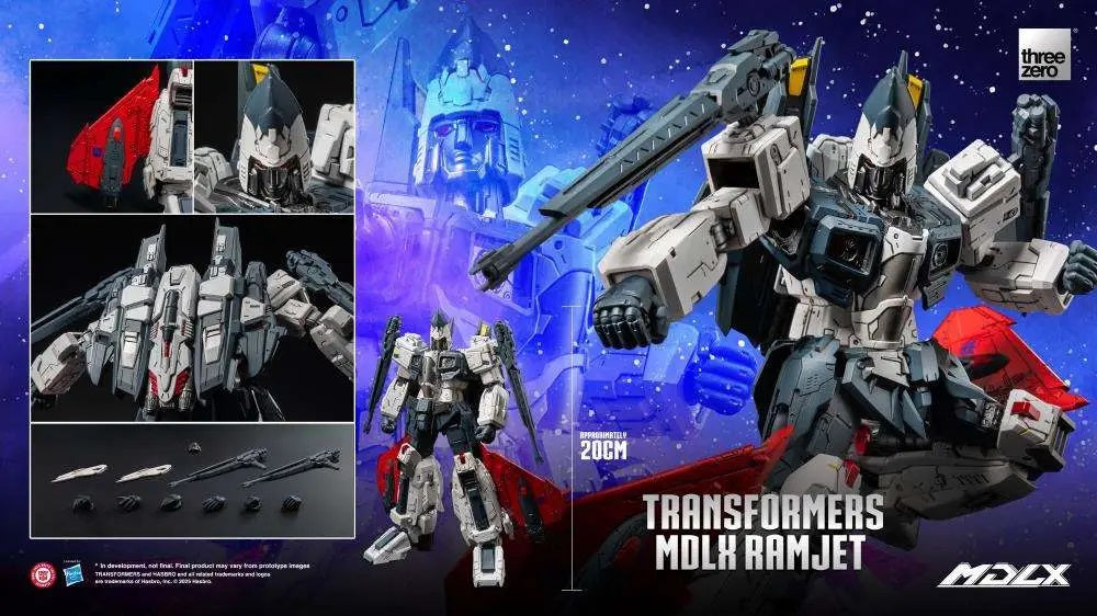THREEZERO TRANSFORMERS MDLX RAMJET ACTION FIGURE