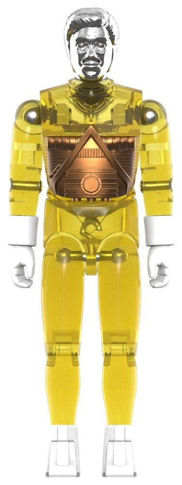SUPER 7 MICRONAUTI WAVE 03 TIME TRAVELER YELLOW TRANSLUCENT REACTION+ FIGURE