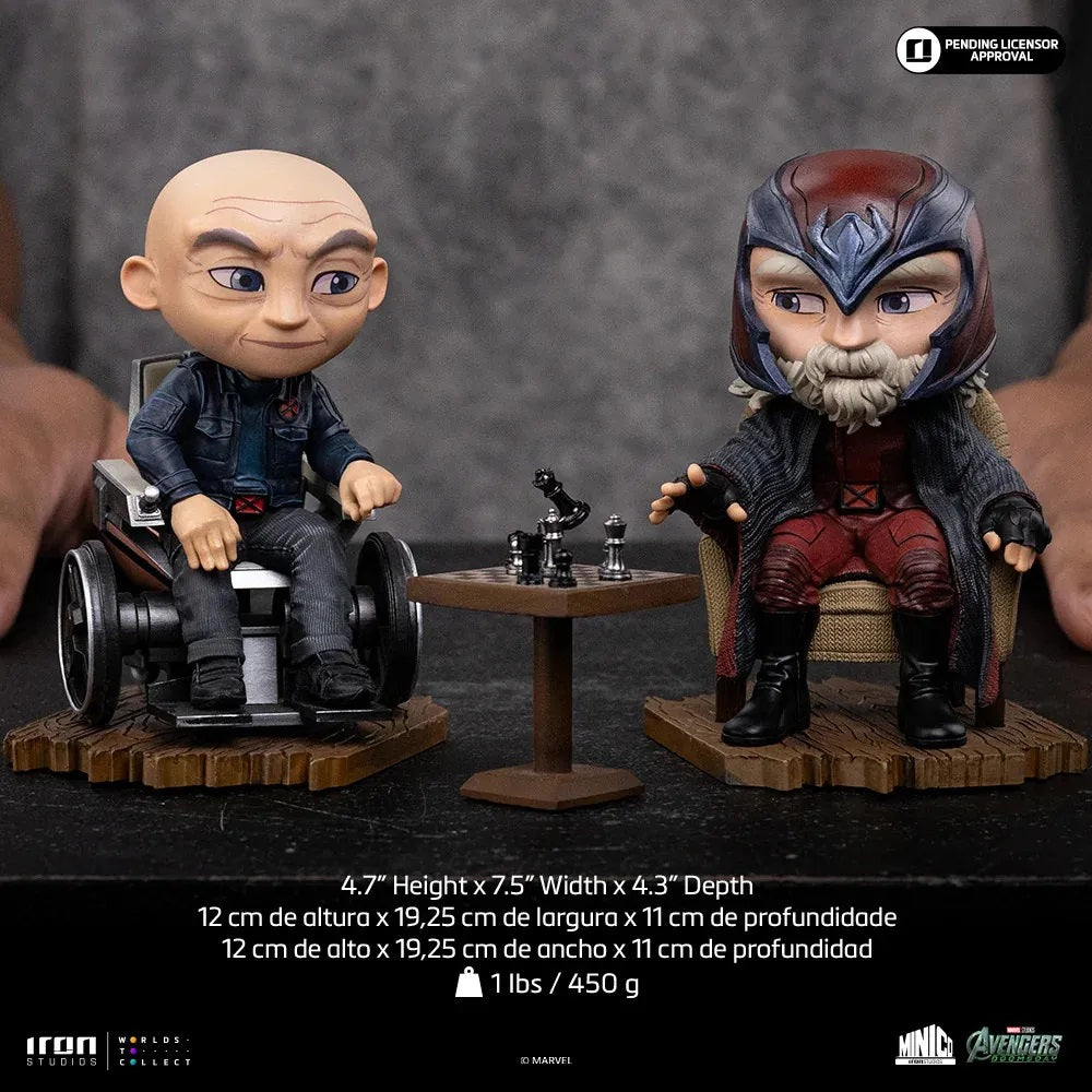 IRON STUDIOS AVENGERS: DOOMSDAY XAVIER E MAGNETO MINICO