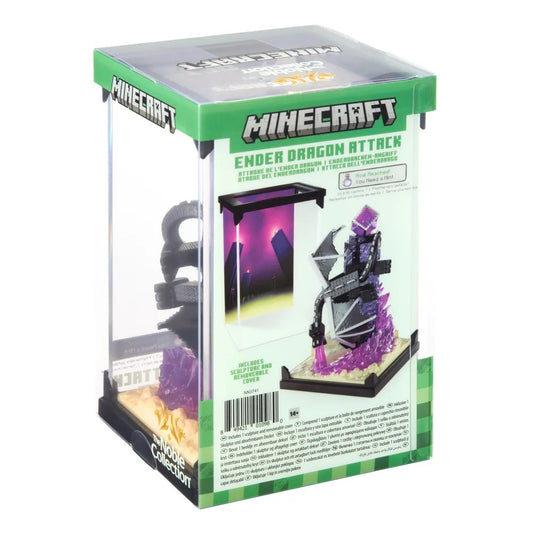 NOBLE COLLECTIONS MINECRAFT ENDER DRAGON DIORAMA