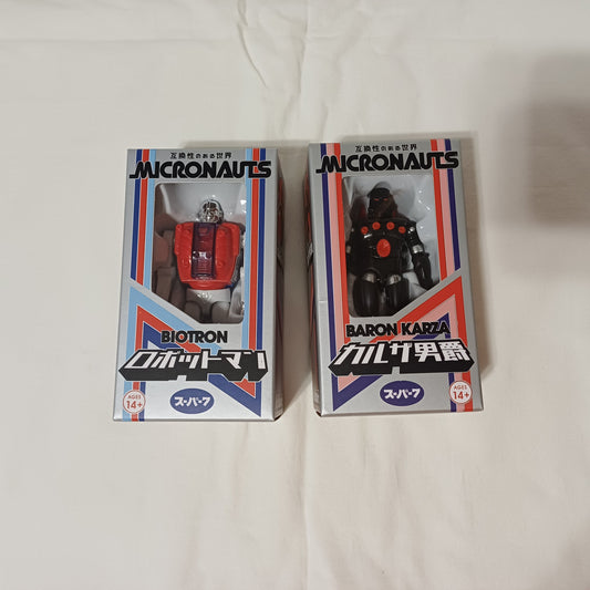 SUPER 7 MICRONAUTS W05 BIOTRON SDCC/JAPANESE BOX REACTION + FIGURE