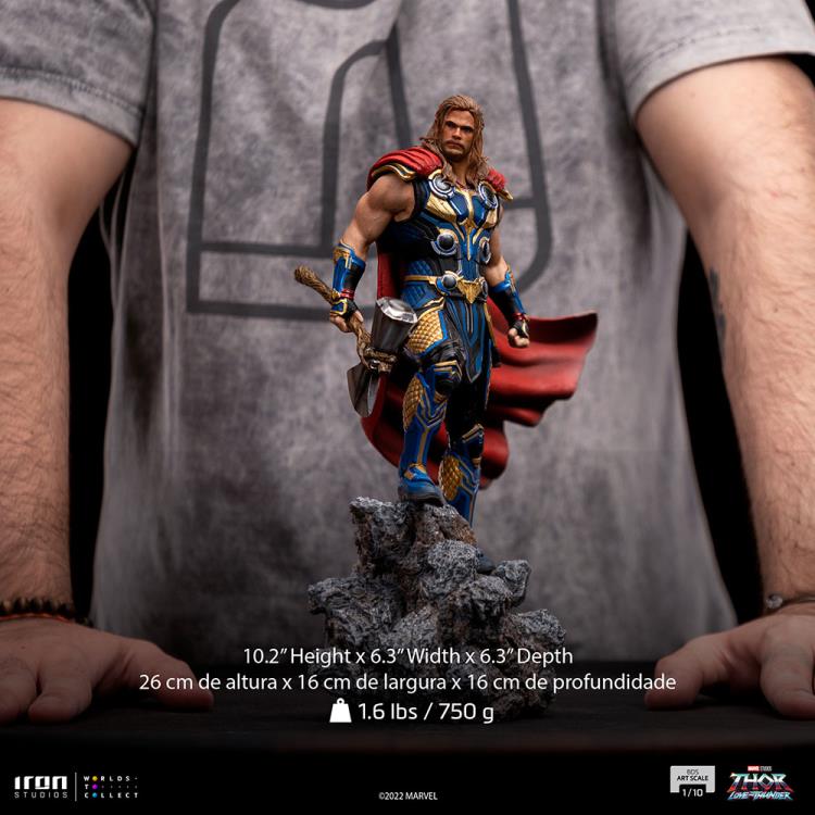IRON STUDIOS THOR LOVE AND THUNDER THOR STATUE IRON STUDIOS