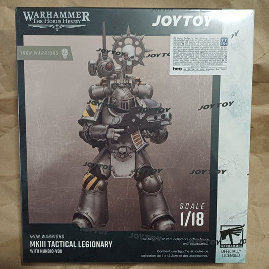 JOY TOY WH40K IRON WARRIORS MKIII TACTICAL LEGIONARY WITH NUNCIO-VOX
