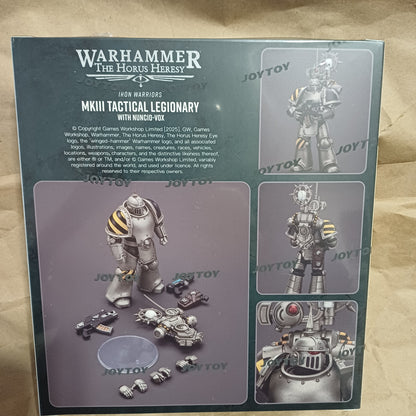 JOY TOY WH40K IRON WARRIORS MKIII TACTICAL LEGIONARY WITH NUNCIO-VOX