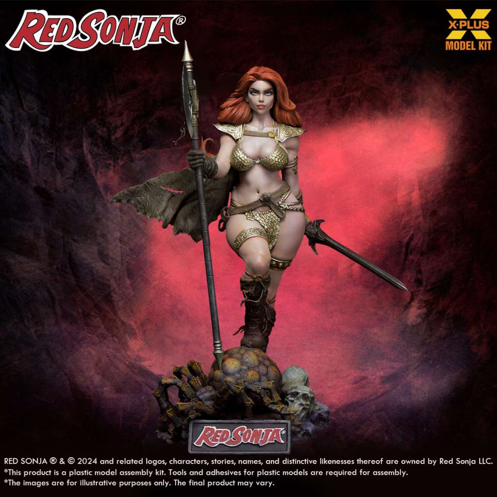 X-PLUS RED SONJA PLASTIC MODEL KIT