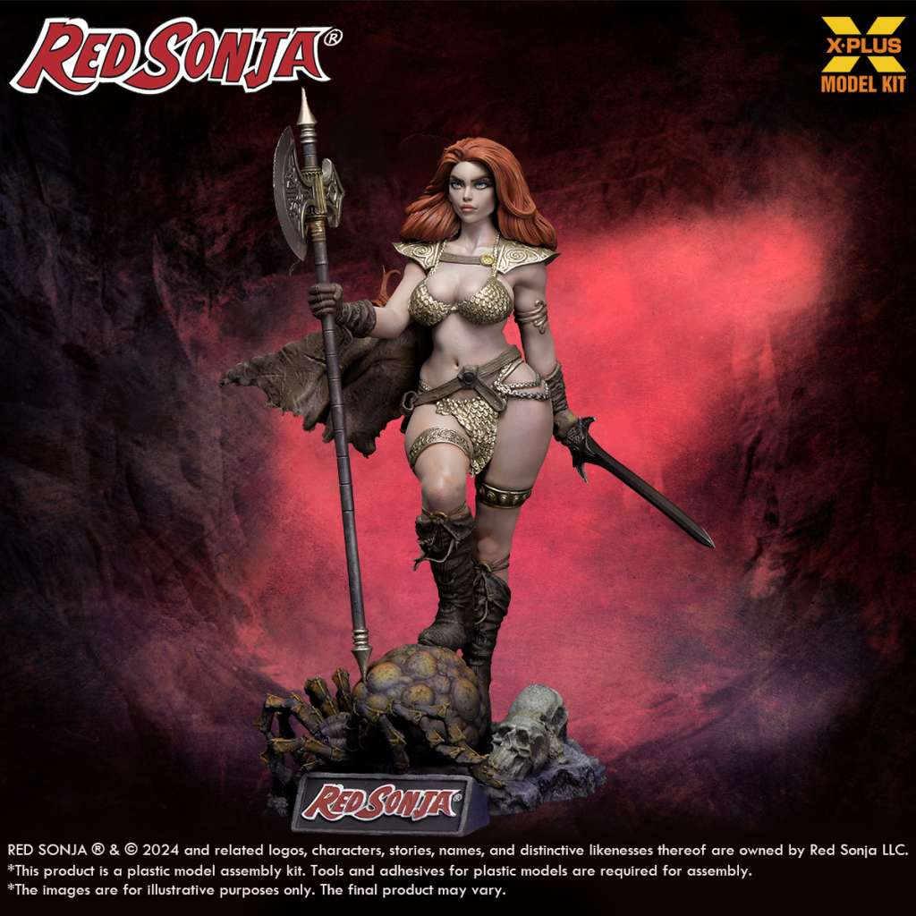 X-PLUS RED SONJA PLASTIC MODEL KIT