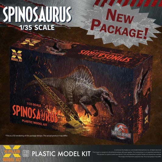 X-PLUS JURASSIC PARK 3 SPINOSAURUS MODEL KIT RE-RUN