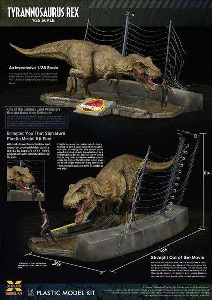 X-PLUS JURASSIC PARK T-REX MODEL KIT RE-RUN