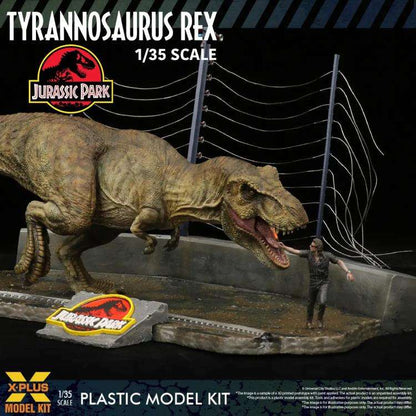 X-PLUS JURASSIC PARK T-REX MODEL KIT RE-RUN