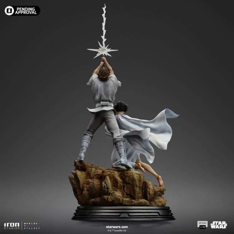 IRON STUDIOS STAR WARS LUKE & LEIA DELUXE 1/10 STATUA