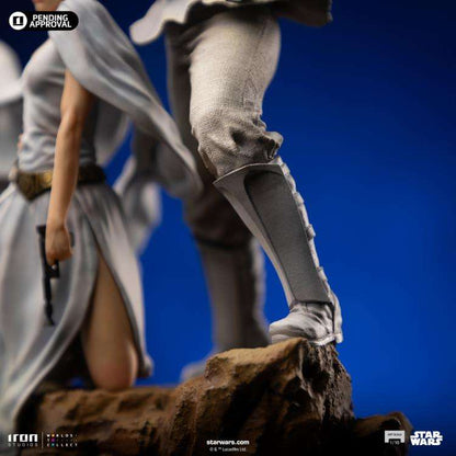 IRON STUDIOS STAR WARS LUKE & LEIA DELUXE 1/10 STATUA