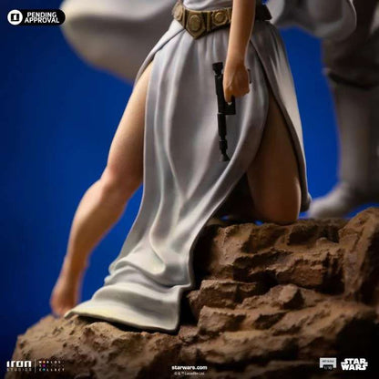 IRON STUDIOS STAR WARS LUKE & LEIA DELUXE 1/10 STATUA