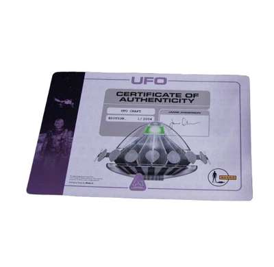 ANDERSON ENTERTAINMENT LIMITED UFO COLLECTIBLE REPLICA