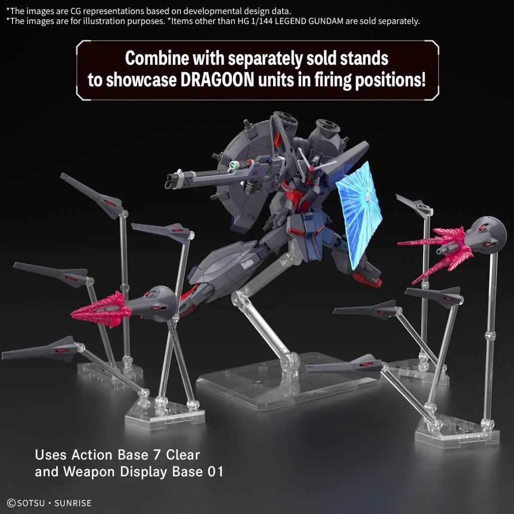 BANDAI MODEL KIT HG GUNDAM LEGEND 1/144