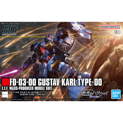 BANDAI MODEL KIT HG GUSTAV KARL TYPE 00 1/144