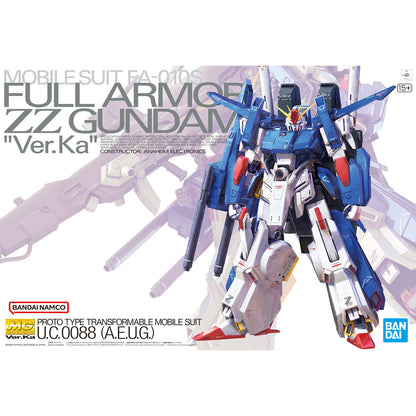 BANDAI MODEL KIT MG GUNDAM ZZ FULL ARMOR VER KA 1/100