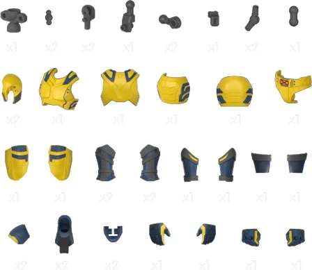 BLOKEES MARVEL INFINITY SAGA WOLVERINE CHAMPION CLASS MODEL KIT