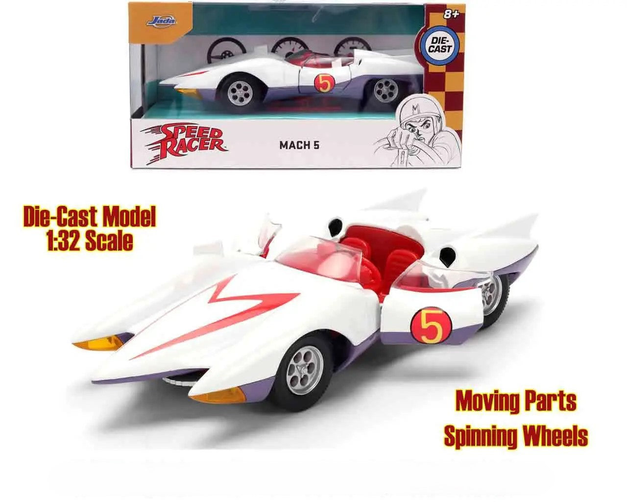 JADA TOYS SPEED RACER - MACH 5 - 1:32 DIE-CAST MODEL