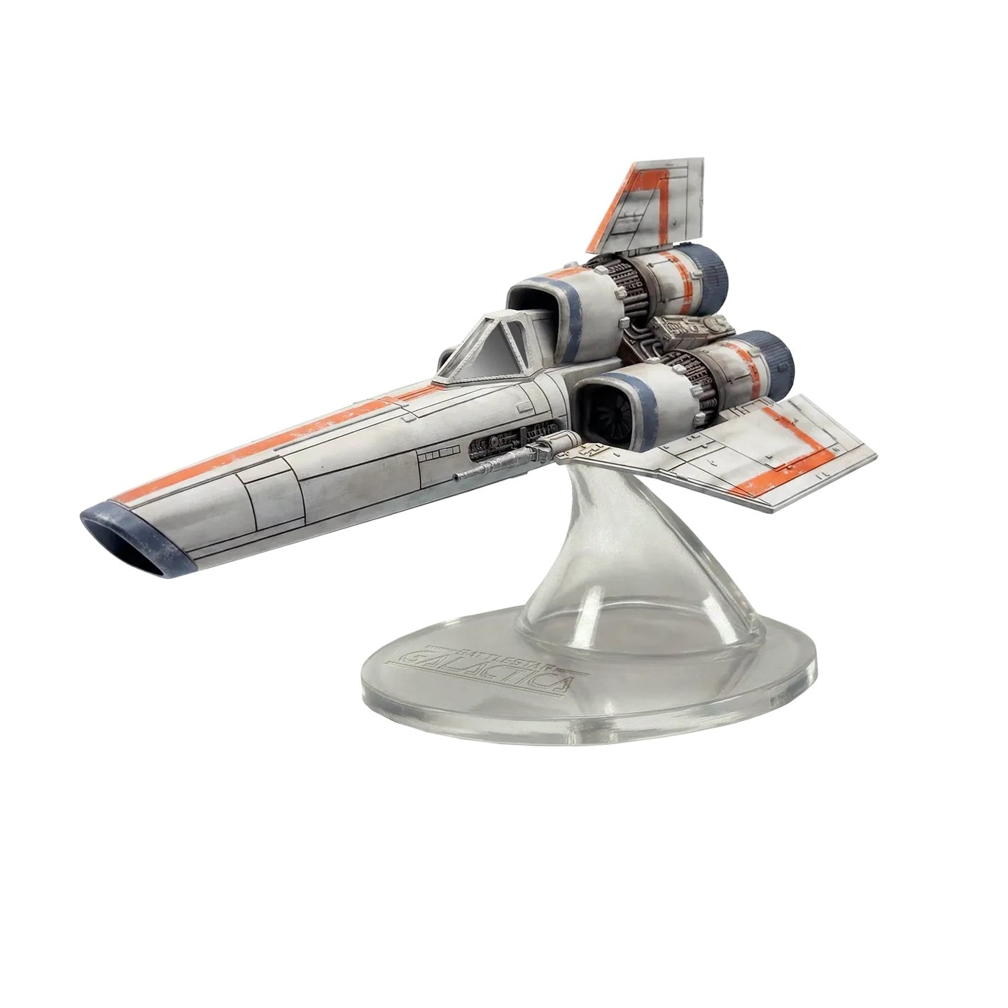 FACTORY ENTERTAINMENT BATTLESTAR GALACTICA COLONIAL VIPER MKI ELECTRONIC VEHICLE + LIEUTENANT BOOMER FIGURE