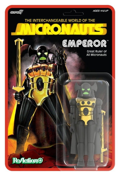SUPER 7 MICRONAUTI WAVE 03 EMPEROR REACTION+ FIGURE