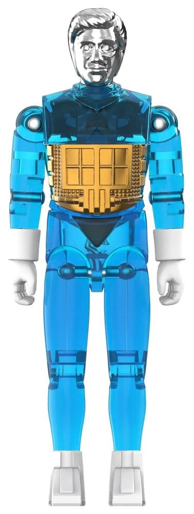SUPER 7 MICRONAUTI WAVE 03 TIME TRAVELER BLUE TRANSLUCENT REACTION+ FIGURE