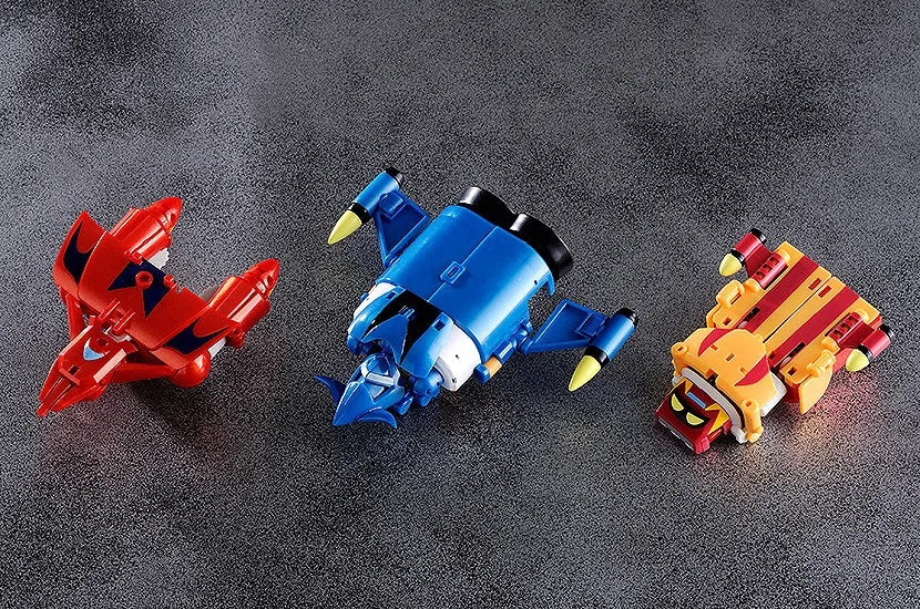 FREEING GETTER ROBO G DYNAMIC CHANGE MINI FIG SET