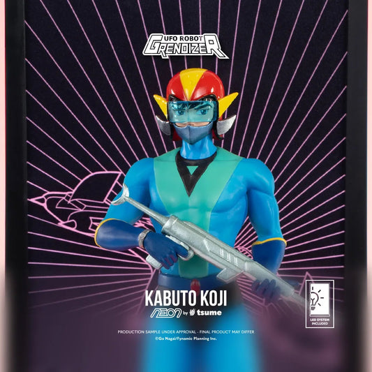 TSUME UFO ROBOT GRENDIZER KABUTO KOJI NEON STATUE