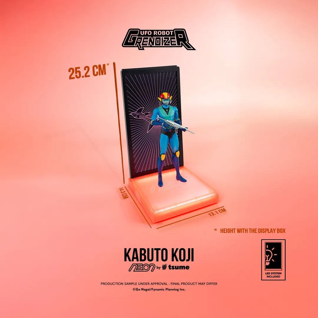 TSUME UFO ROBOT GRENDIZER KABUTO KOJI NEON STATUE