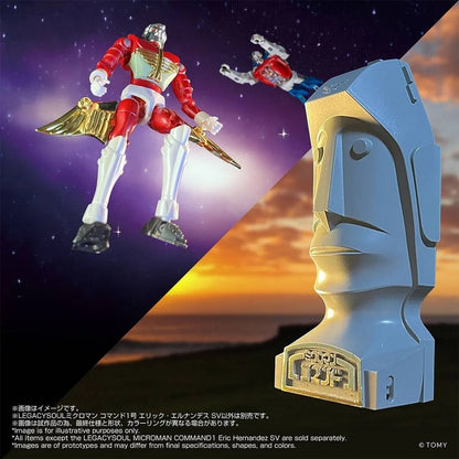 TAKARA TOMY LEGACYSOUL MICROMAN COMMAND #1 ERIC HERNANDEZ SV FIGURE