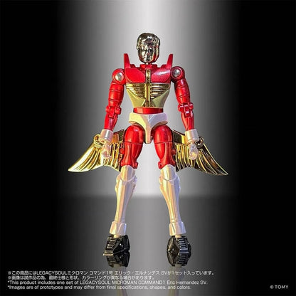 TAKARA TOMY LEGACYSOUL MICROMAN COMMAND #1 ERIC HERNANDEZ SV FIGURE