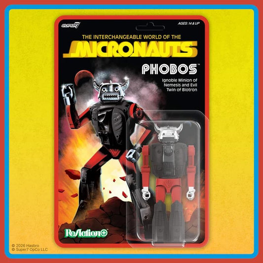 SUPER 7 MICRONAUTS WAVE 04 PHOBOS REACTION+ FIGURE