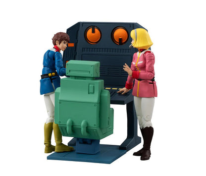 MEGAHOUSE GMG COLLECTION EX MS GUNDAM WHITE BASE BRIDGE COMMUNICATIONS OFFICER DESK SET