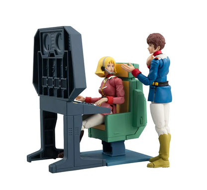 MEGAHOUSE GMG COLLECTION EX MS GUNDAM WHITE BASE BRIDGE COMMUNICATIONS OFFICER DESK SET