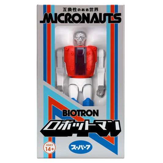 SUPER 7 MICRONAUTS W05 BIOTRON SDCC/JAPANESE BOX REACTION + FIGURE