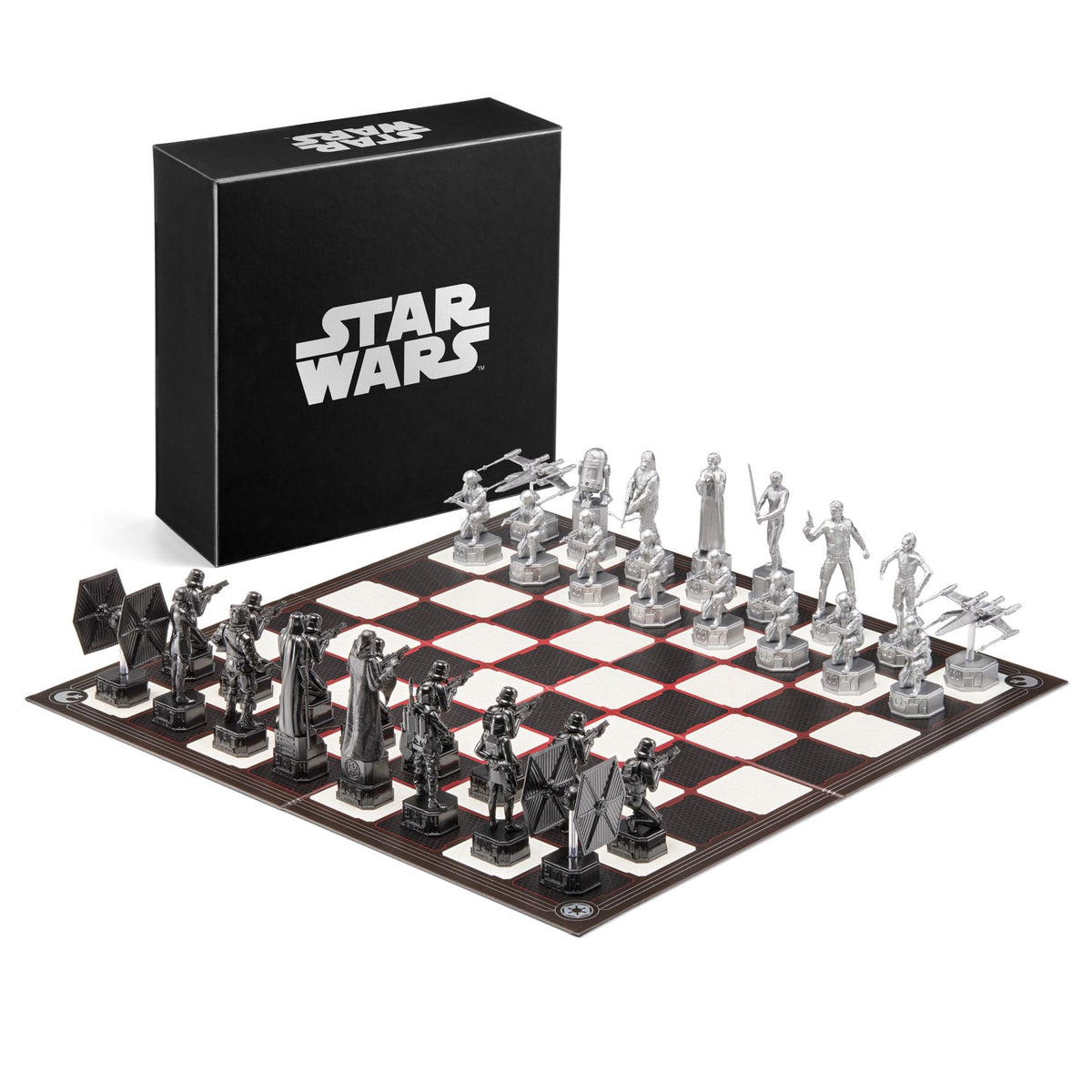 NOBLE COLLECTIONS STAR WARS ORIGINAL TRILOGY CHESS SET
