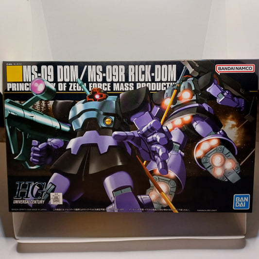 BANDAI MODEL KIT HGUC MS-09 DOM/MS-09R RICK-DOM MODEL KIT