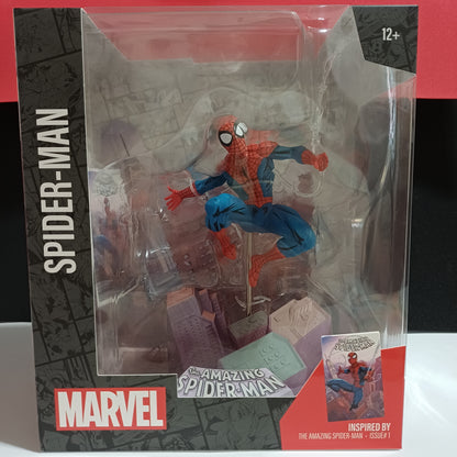 MCFARLANE MARVEL COLLECTION  1:10 SPIDER-MAN (AMAZING SPIDER-MAN #1) FIGURE