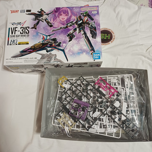 BANDAI MODEL KIT HG VF-31S SIEGFRIED ARAD MOLDERS USE 1/100