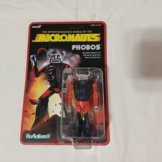 SUPER 7 MICRONAUTS WAVE 04 PHOBOS REACTION+ FIGURE