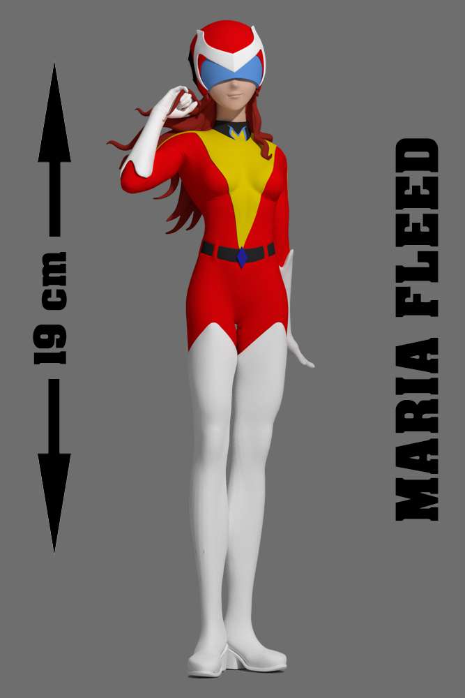 MOVE THE GAME GRENDIZER MARIA FLEED 1:10 VINYL FIGURE
