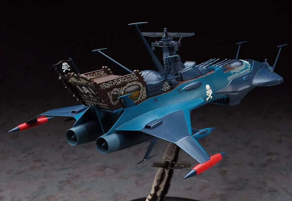 HASEGAWA CAPTAIN HARLOCK SPACE PIRATE BATTLESHIP ARCADIA PHANTOM DEATH SHADOW 1/1500 MK