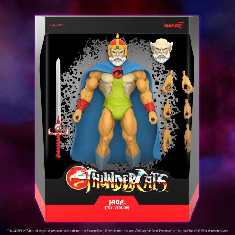 SUPER 7 THUNDERCATS ULTIMATE W9 JAGA RECOLOR ACTION FIGURE