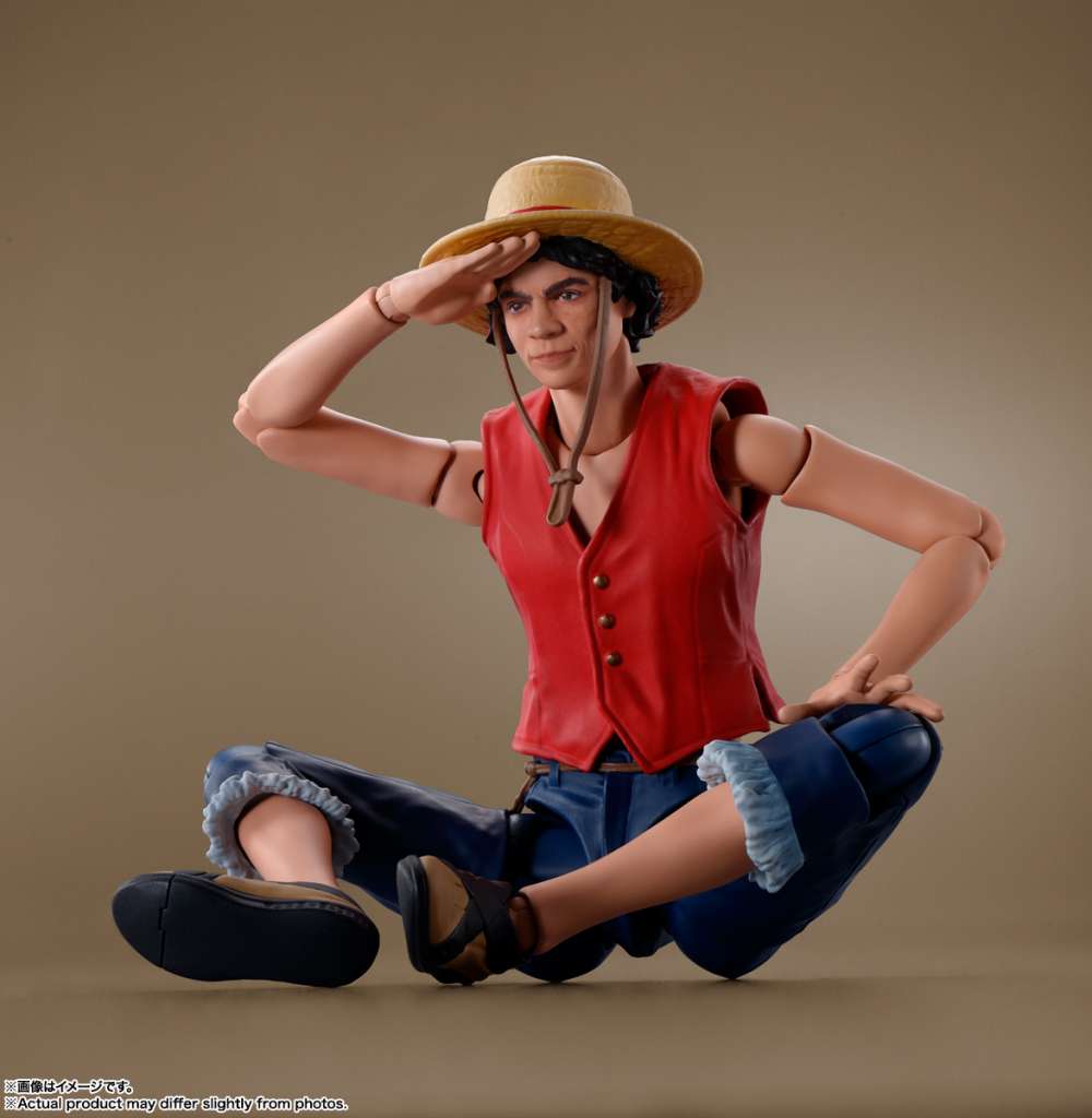 BANDAI ONE PIECE NETFLIX MONKEY D.LUFFY SHFIGUARTS