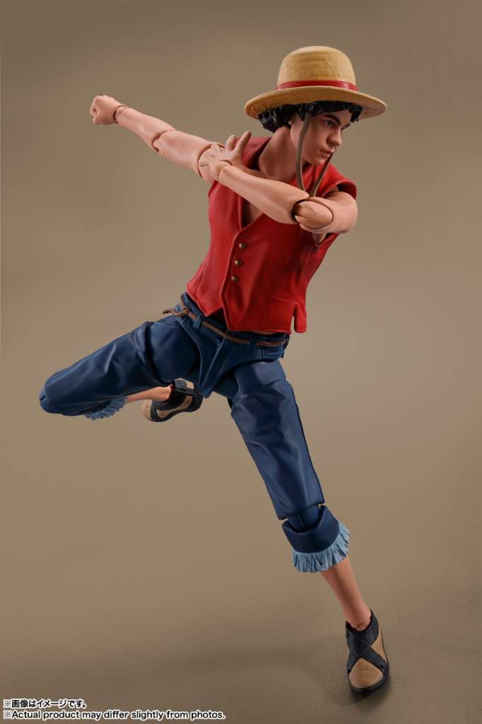 BANDAI ONE PIECE NETFLIX MONKEY D.LUFFY SHFIGUARTS