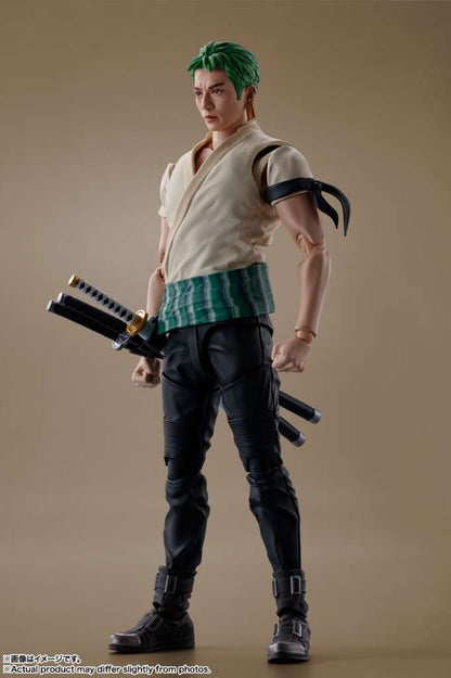 BANDAI ONE PIECE NETFLIX RORONOA ZORO SHFIGUARTS