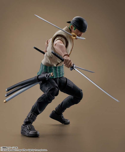 BANDAI ONE PIECE NETFLIX RORONOA ZORO SHFIGUARTS