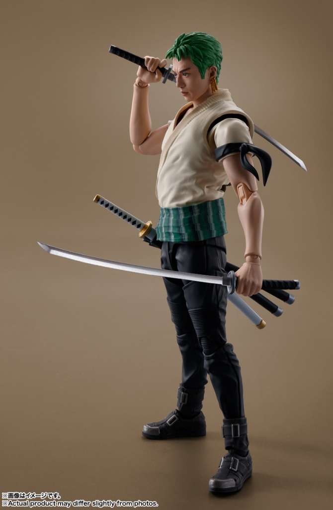 BANDAI ONE PIECE NETFLIX RORONOA ZORO SHFIGUARTS