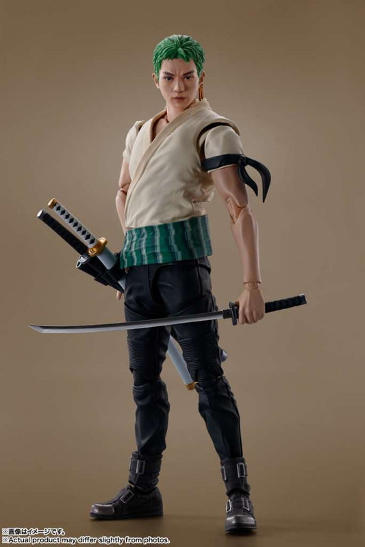 BANDAI ONE PIECE NETFLIX RORONOA ZORO SHFIGUARTS